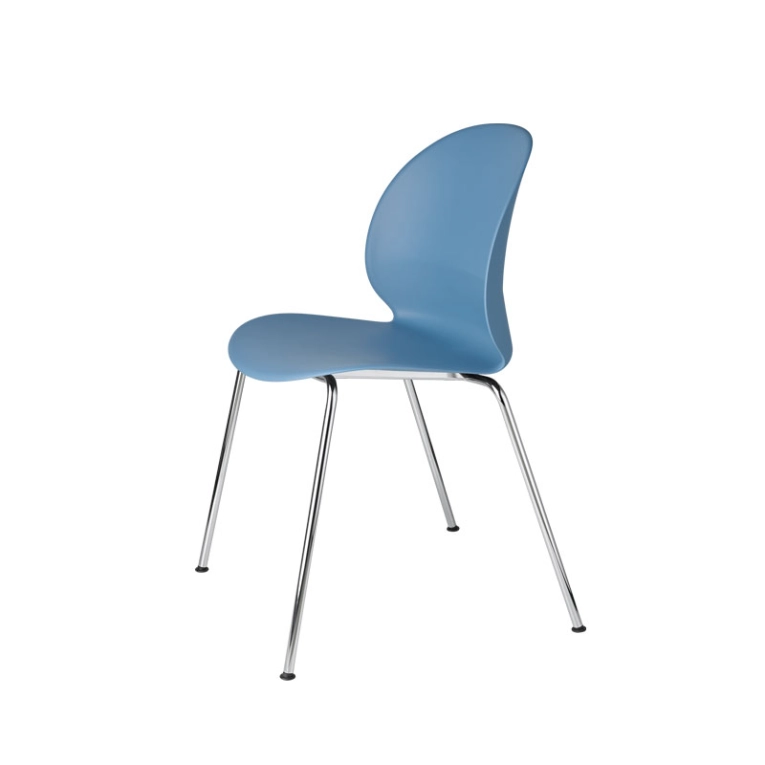 Chaise N02 RECYCLE 4 pieds Bleu clair FRITZ HANSEN