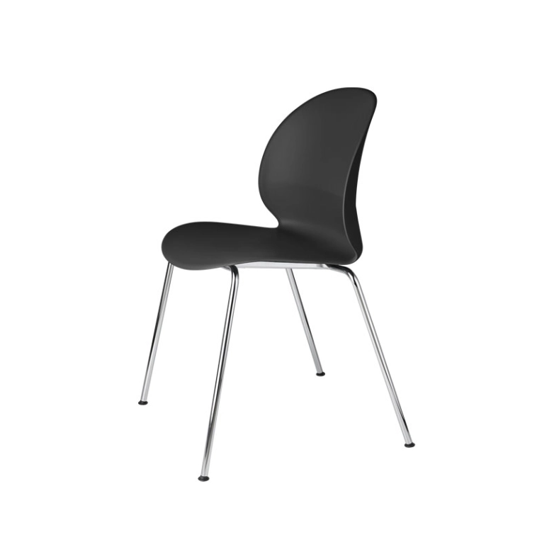Chaise N02 RECYCLE 4 pieds Noir FRITZ HANSEN