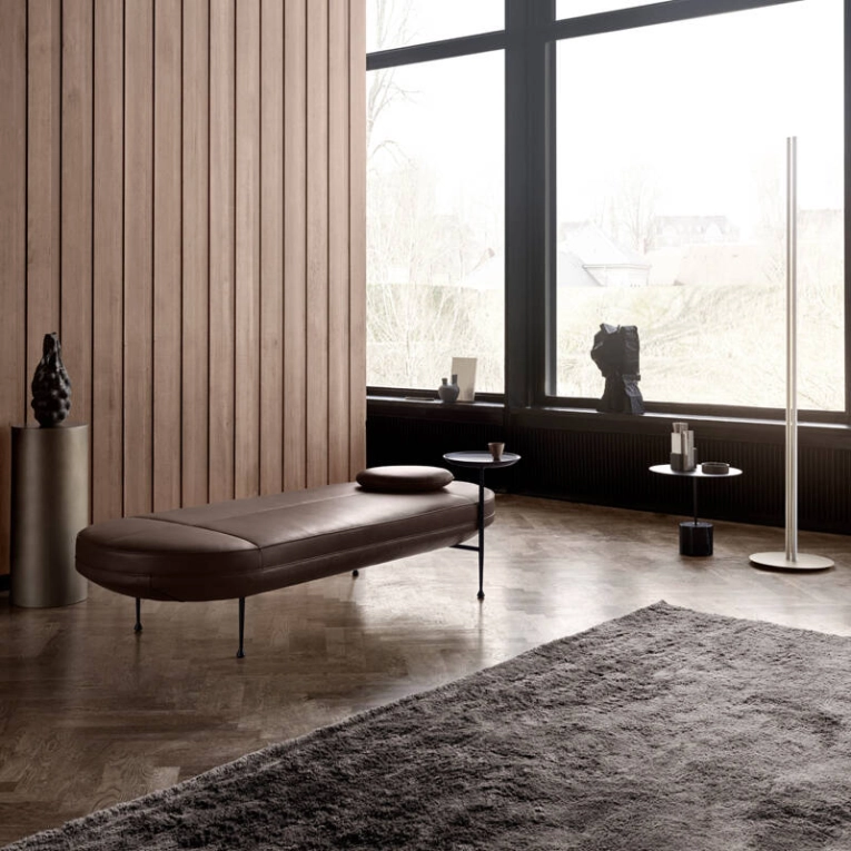 Table d'appoint guéridon CALIBRE LOW Noir WENDELBO