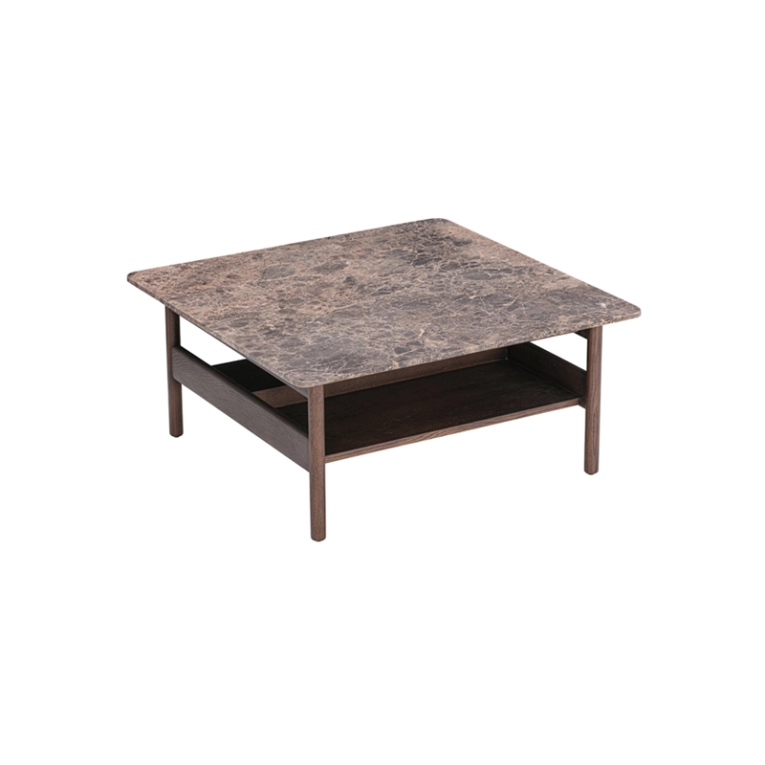Table basse COLLECT Marbre Emperador marron WENDELBO