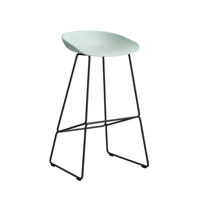 Tabouret haut ABOUT A STOOL AAS 38 H75 Dusty mint HAY