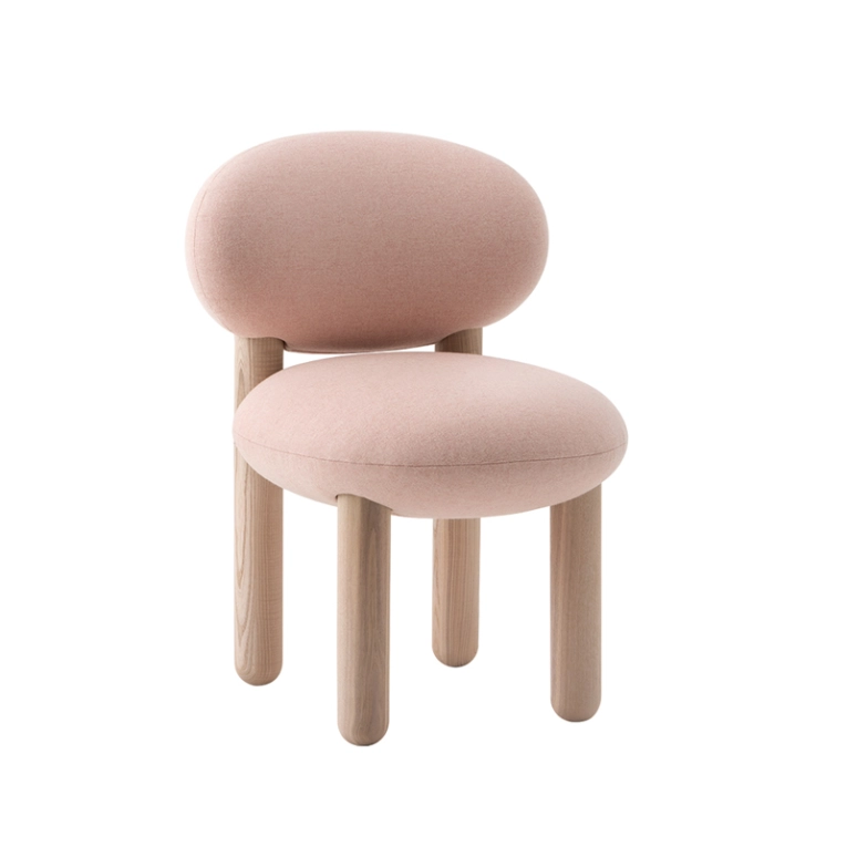 Chaise FLOCK CS2 Laine Woolland 03/ frêne naturel NOOM HOME