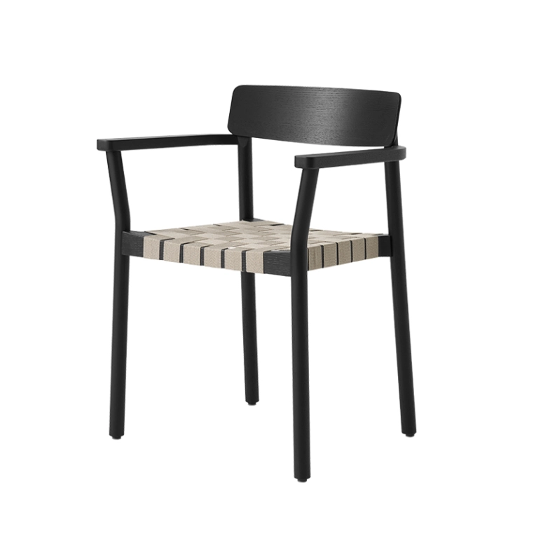 Chaise BETTY TK9 Noir/naturel AND TRADITION