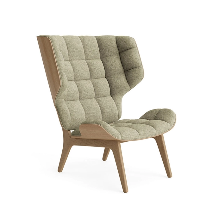 Fauteuil MAMMOTH Barnum Bouclé 07/ chêne naturel NORR11
