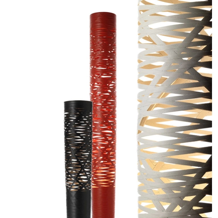Lampadaire TRESS MEDIA Noir FOSCARINI