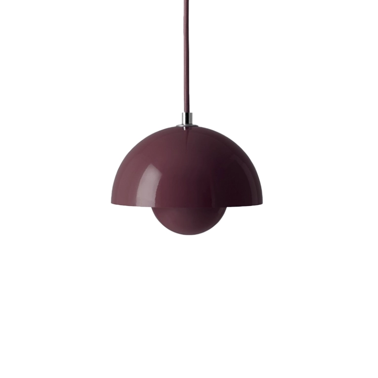 Suspension FLOWERPOT VP10 Prune foncé AND TRADITION