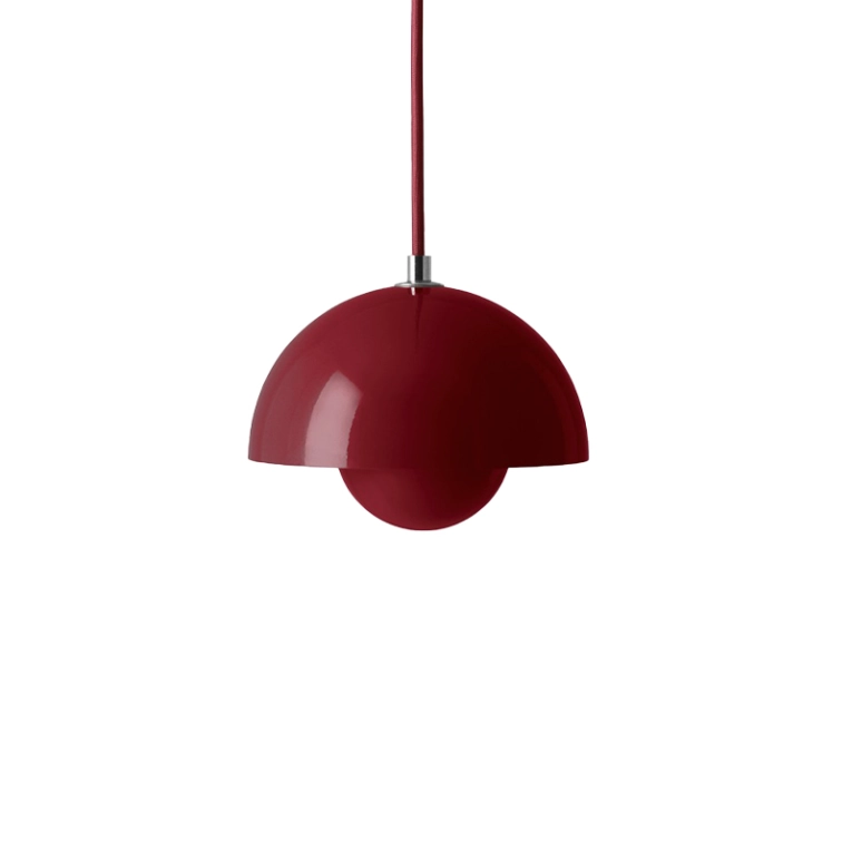 Suspension FLOWERPOT VP10 Rouge vermillon AND TRADITION
