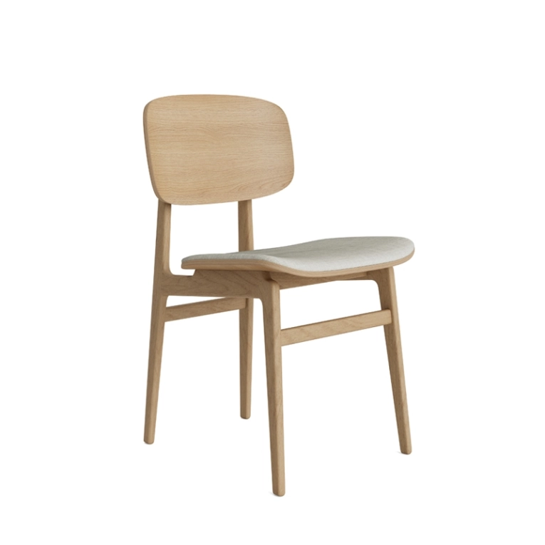 Chaise NY11 tissu Canvas 114/ chêne naturel NORR11