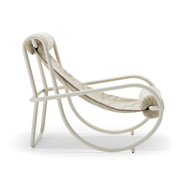 Fauteuil extérieur Fauteuil LOCUS SOLUS 1964 Beige RAL 1013 JACQUEMUS & EXTETA