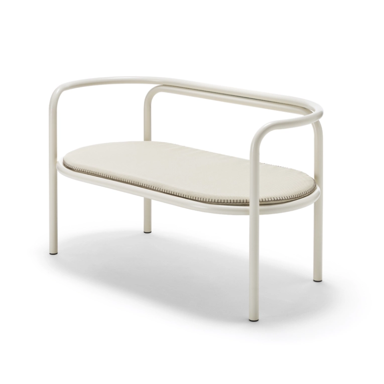 Canapé extérieur Canapé LOCUS SOLUS 1964 Beige RAL 1013 JACQUEMUS & EXTETA