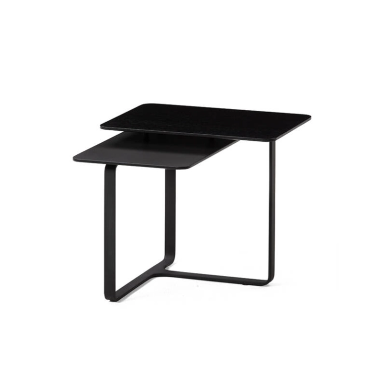 Table d'appoint guéridon ROOT Double Noir WENDELBO