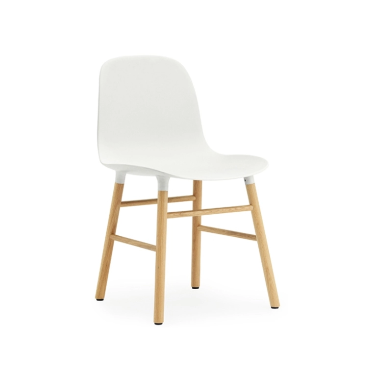 Chaise FORM CHAIR Blanc Normann Copenhagen
