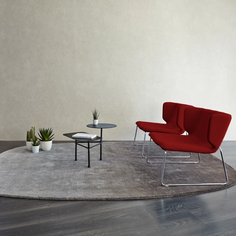 Table d'appoint guéridon TIERS MODELE A Noir VICCARBE