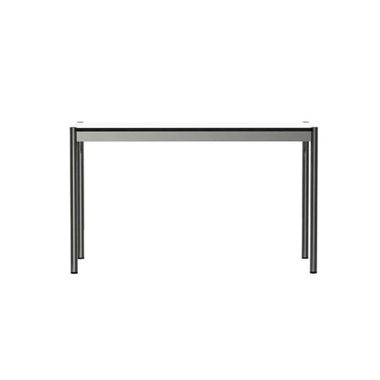 Bureau USM HALLER L125 étroite Stratifié gris perle USM HALLER