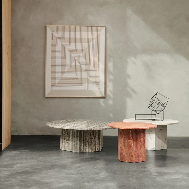 Table basse EPIC COFFEE Blanc neutre GUBI