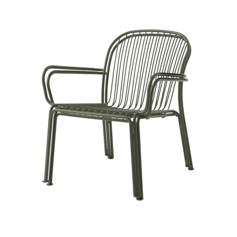 Fauteuil extérieur Fauteuil THORVALD SC101 Vert bronze AND TRADITION