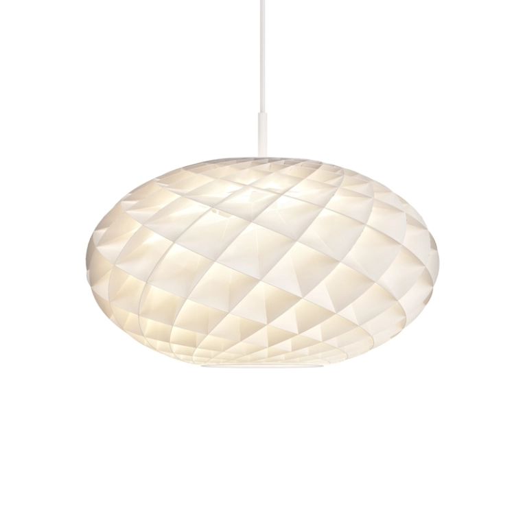 Suspension PATERA OVAL Blanc LOUIS POULSEN