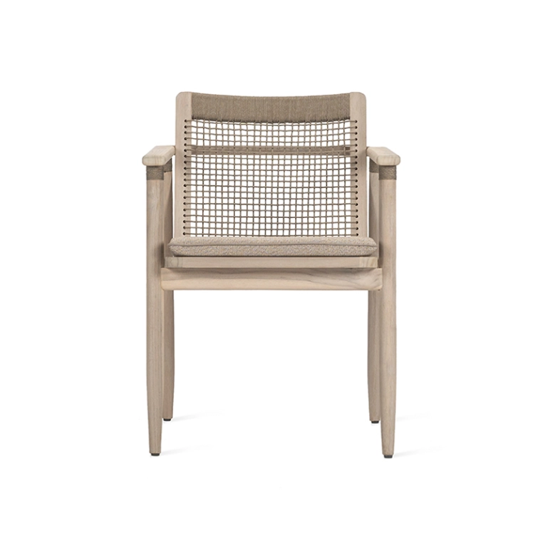 Chaise extérieur Petit fauteuil DAVID Greige VINCENT SHEPPARD