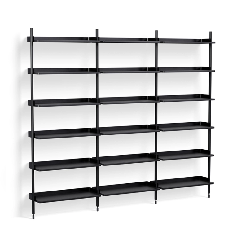 Etagère PIER SYSTEM 103 Noir/ noir HAY