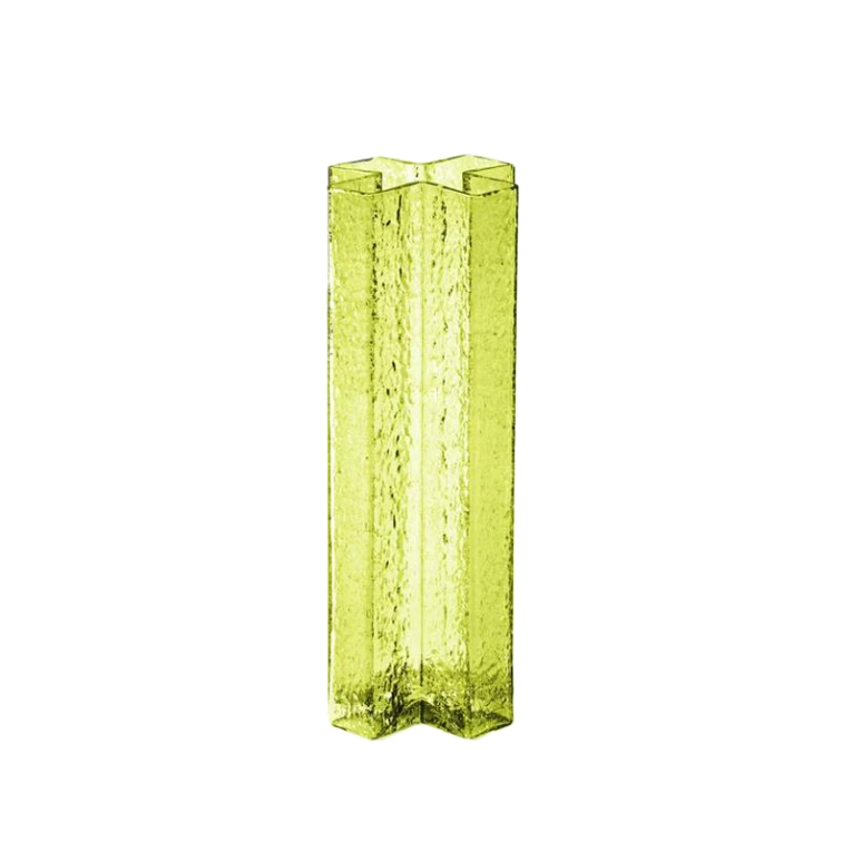Vase Vase CROSS H 28 Vert pomme CASSINA