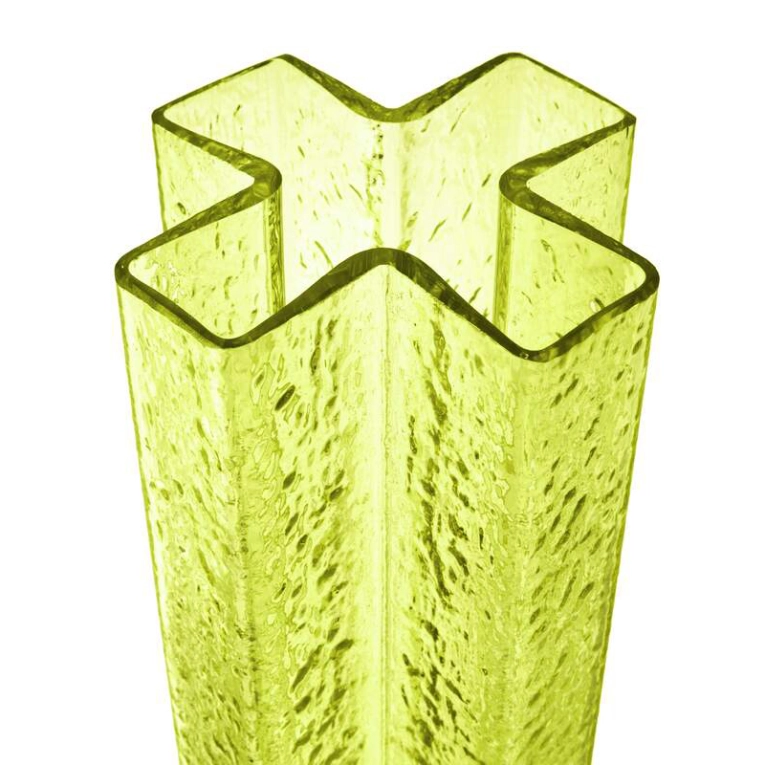Vase Vase CROSS H 28 Vert pomme CASSINA