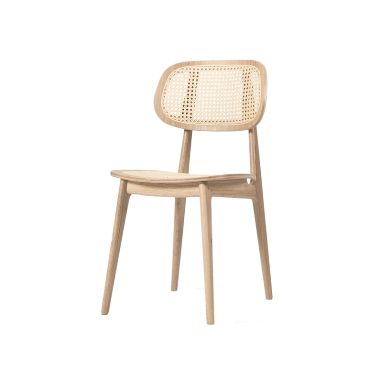 Chaise TITUS assise cannage Chêne naturel VINCENT SHEPPARD