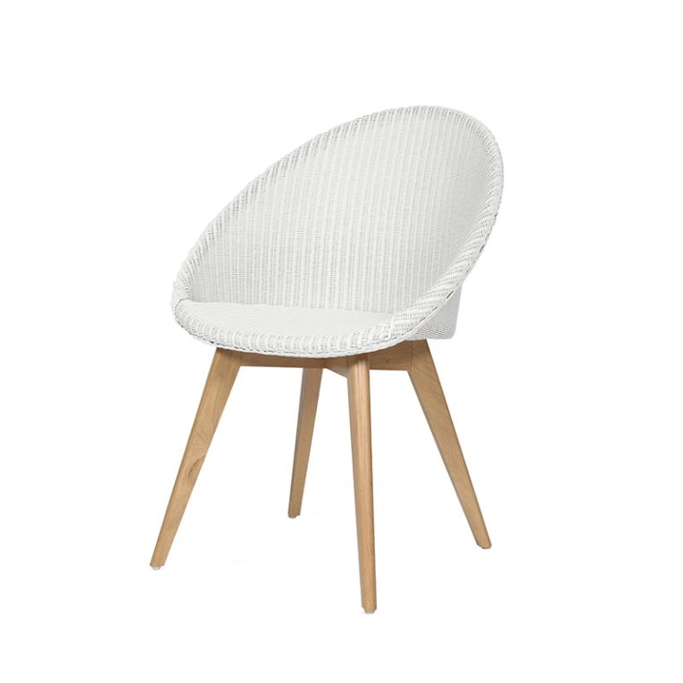 Chaise JACK Base chêne Blanc VINCENT SHEPPARD