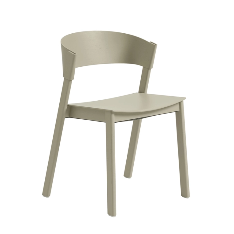 Chaise COVER SIDE CHAIR Beige foncé MUUTO