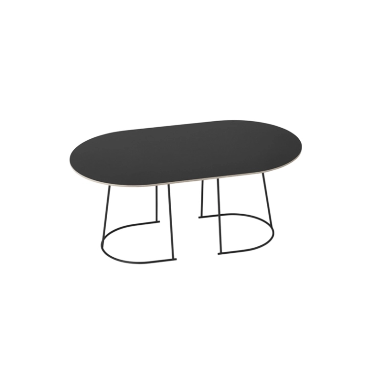 Table basse AIRY medium Noir MUUTO