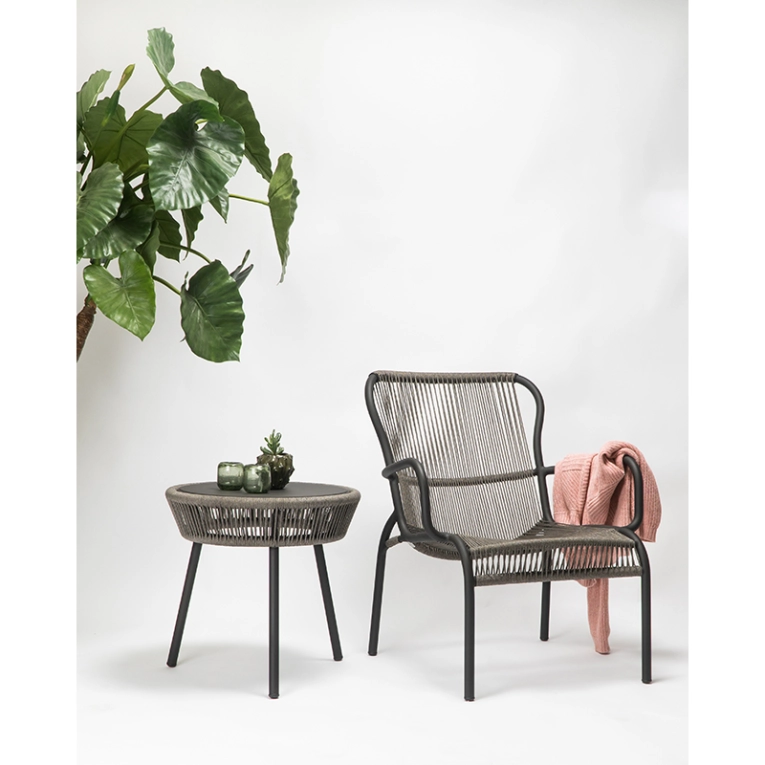 Fauteuil extérieur Fauteuil LOOP Gris fossile VINCENT SHEPPARD