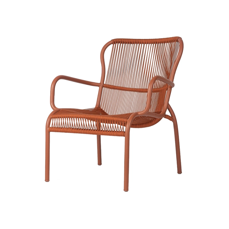 Fauteuil extérieur Fauteuil LOOP Terracotta VINCENT SHEPPARD