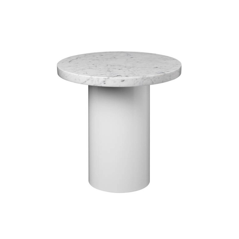 Table d'appoint guéridon CT09 ENOKI Ø 40 x H 40 Blanc E15