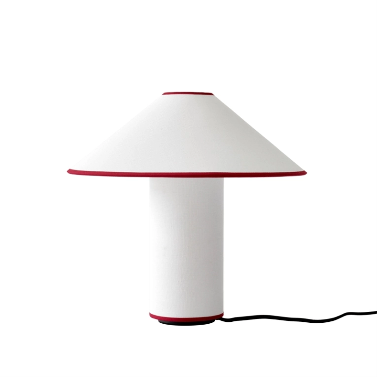 Lampe à poser COLETTE ATD6 Blanc & merlot AND TRADITION
