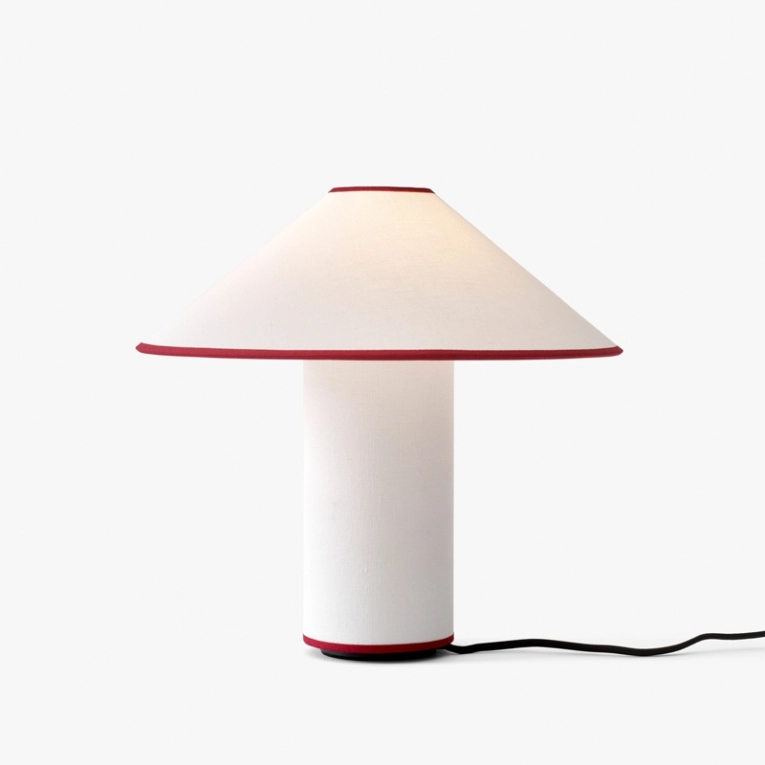 Lampe à poser COLETTE ATD6 Blanc & merlot AND TRADITION