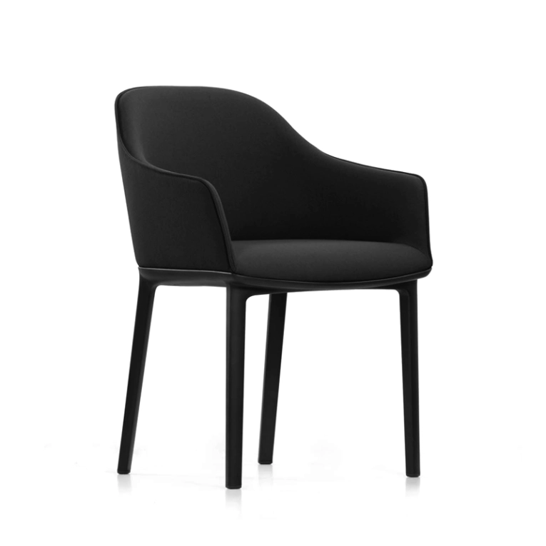 Chaise SOFTSHELL Noir 66 VITRA