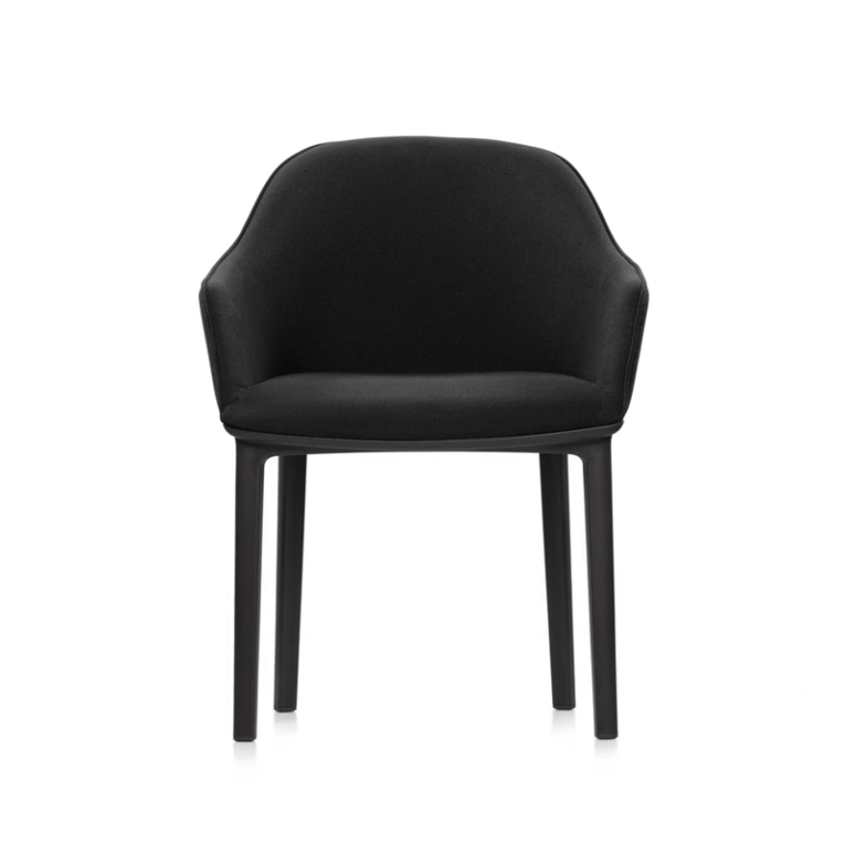 Chaise SOFTSHELL Noir 66 VITRA