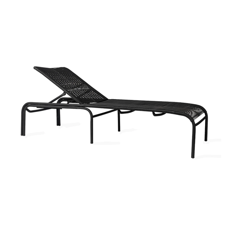 Bain de soleil, chaise longue et hamac Bain de soleil LOOP Noir VINCENT SHEPPARD