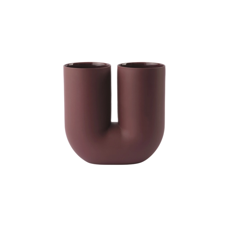 Vase Vase KINK Rouge foncé MUUTO