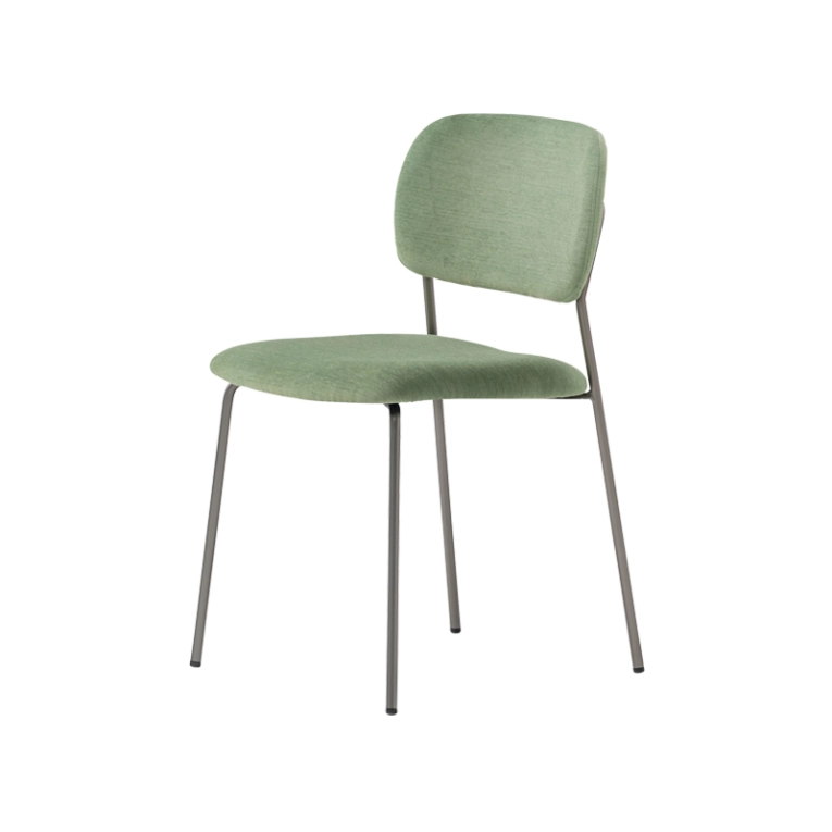 Chaise JAZZ 3719 Lot de 2 Vert G183/ titanium PEDRALI