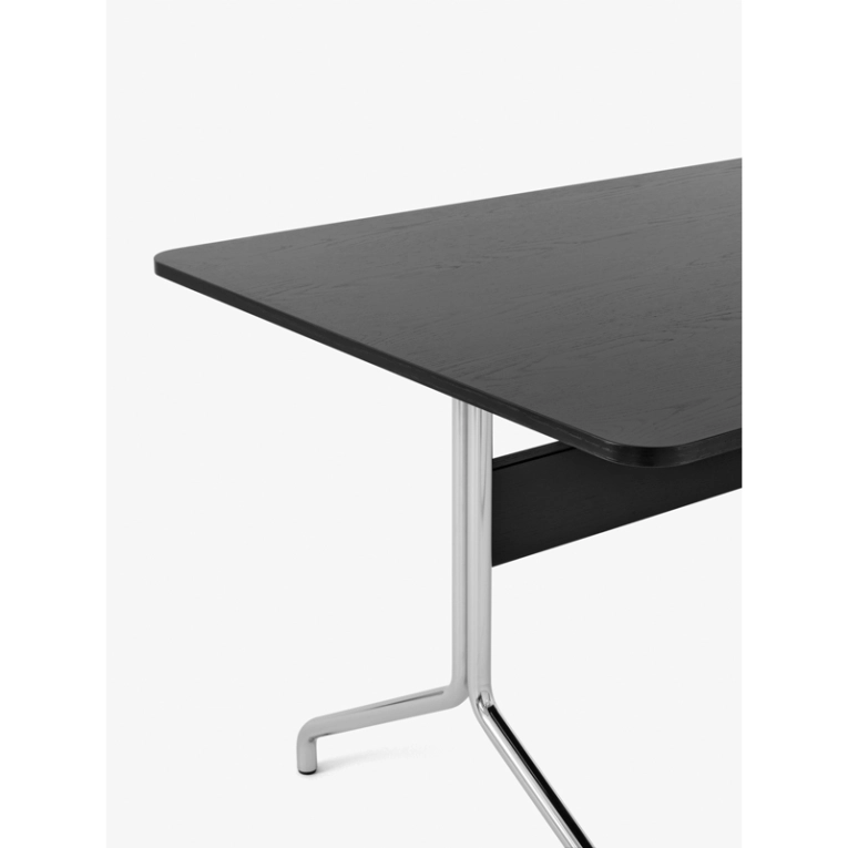 Table PAVILION AV19 Chêne noir/ chrome AND TRADITION