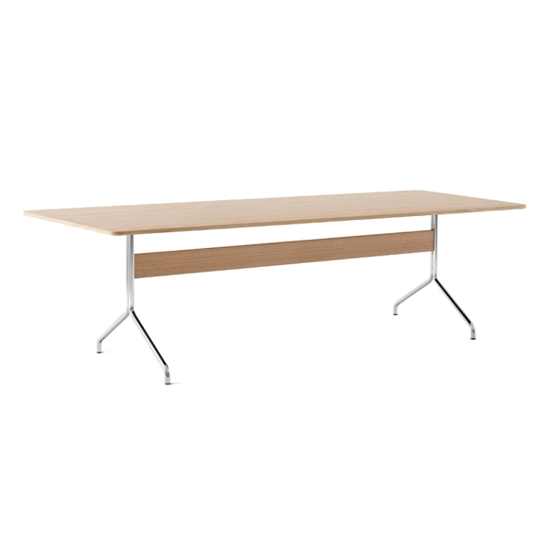 Table PAVILION AV24 Chêne/ chrome AND TRADITION