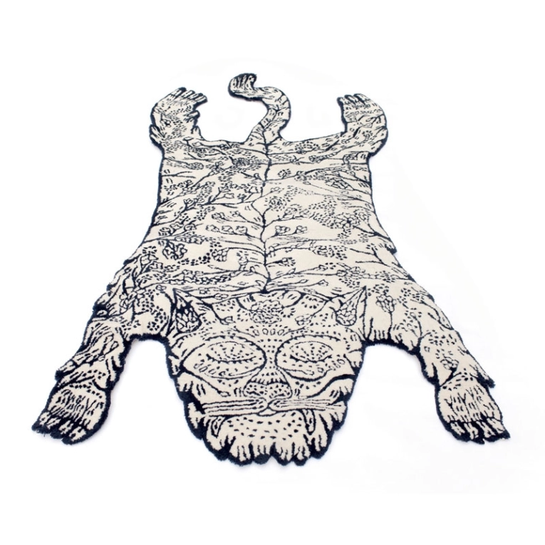 Tapis Tapis TIGER 240 x 120 Bleu marine MOUSTACHE