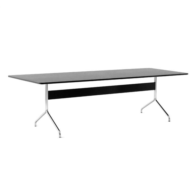 Table PAVILION AV24 Chêne noir/ chrome AND TRADITION