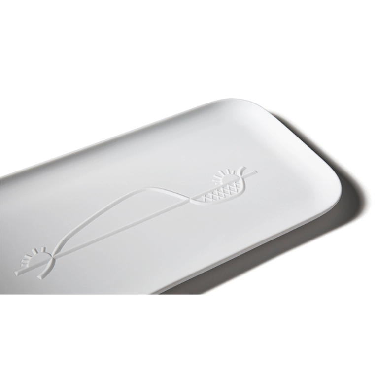 Plateau, plat Plateau CHANDIGARH La Course du Soleil Blanc CASSINA