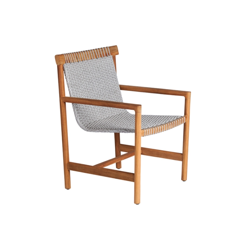 Chaise extérieur Petit fauteuil AMANU Lin TRIBU