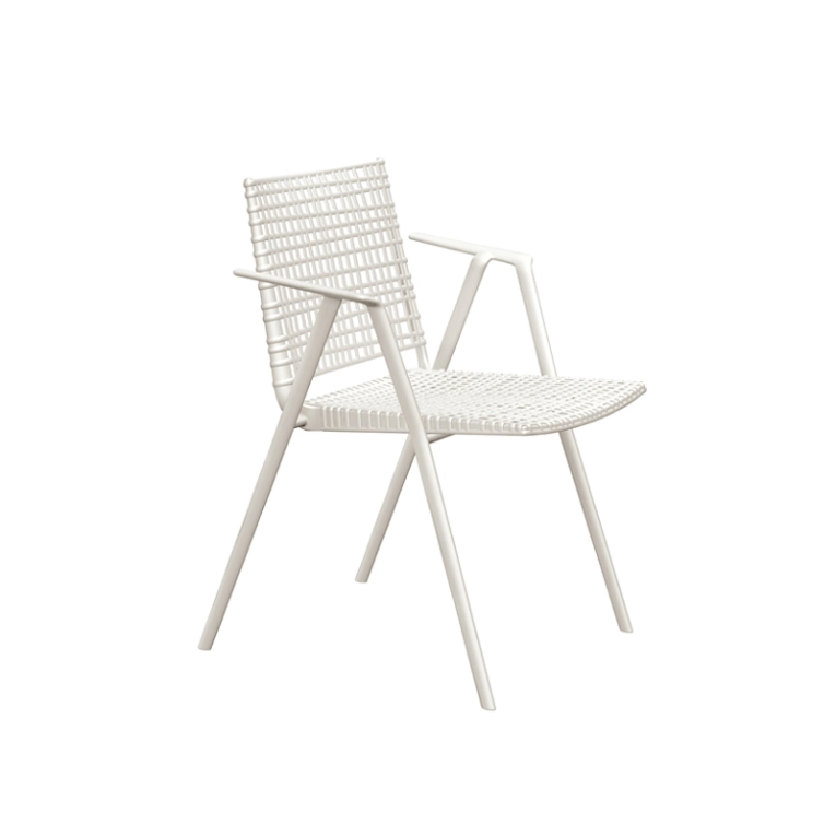 Chaise extérieur Chaise BRANCH avec accoudoirs Lin TRIBU