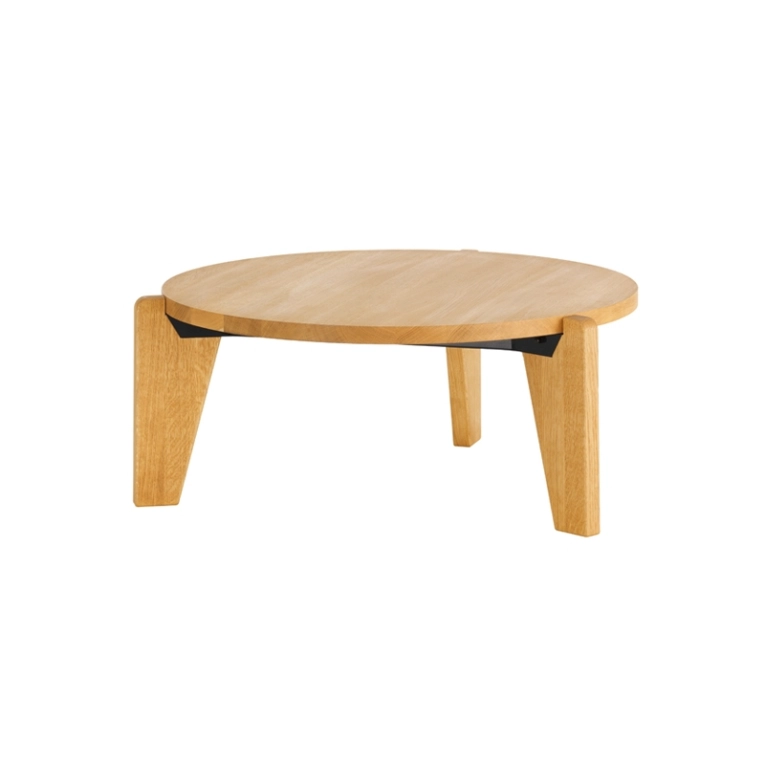 Table basse GUÉRIDON BAS Chêne VITRA