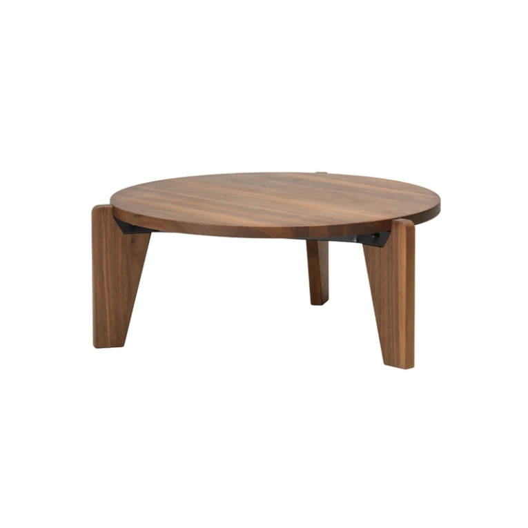 Table basse GUÉRIDON BAS Noyer VITRA