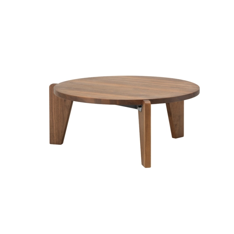 Table basse GUÉRIDON BAS Noyer VITRA