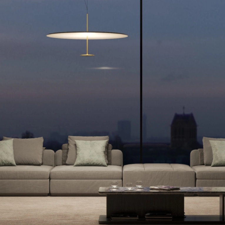 Suspension DOT 600 Noir anodisé LUMINA